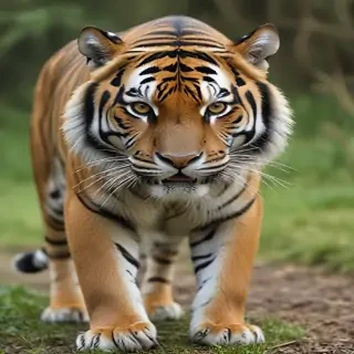 transparent tiger