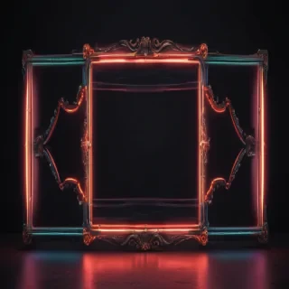 neon frame