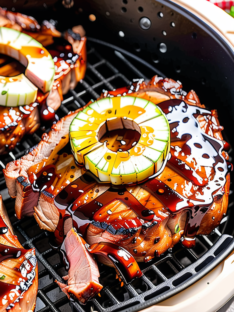 air fryer bbq pork chops