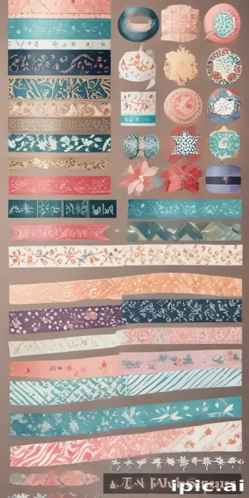 washi tape clipart
