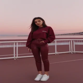 maroon aesthetic