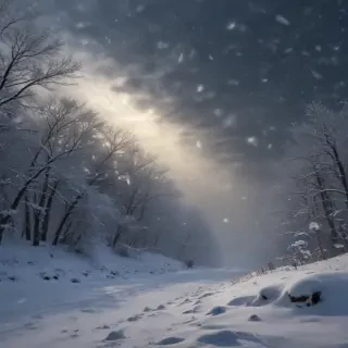 falling snow png