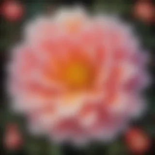 color drawing flowers