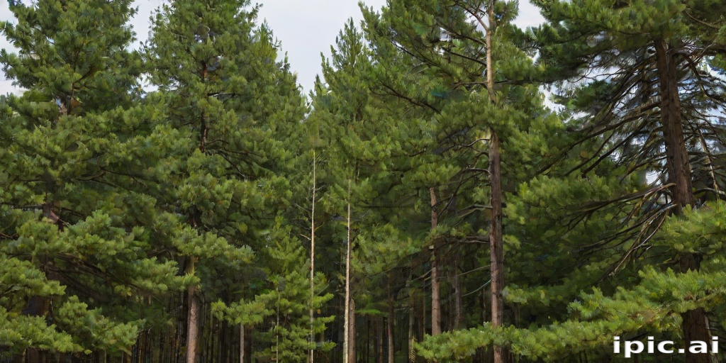 pine trees transparent background