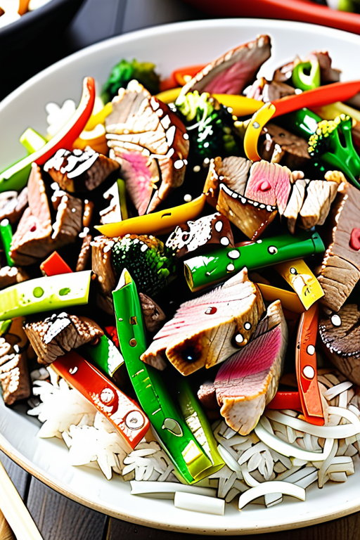 chicken and steak stir fry