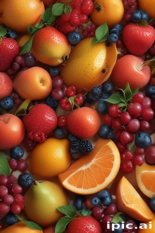 aesthetic fruit background