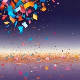 confetti vector