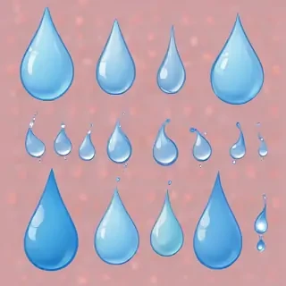 water drops clip art