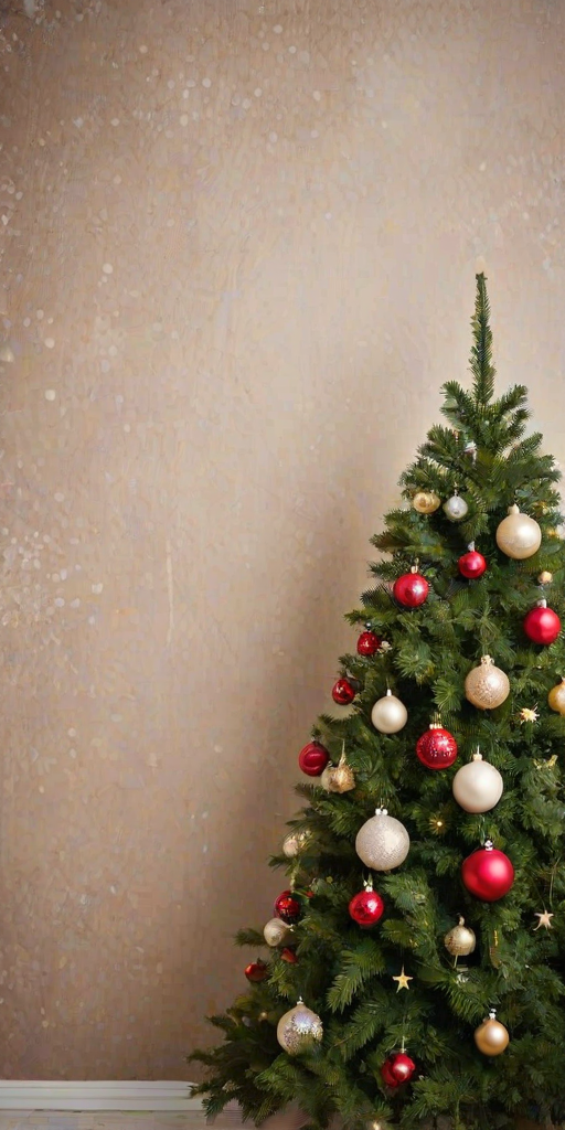 christmas background portrait