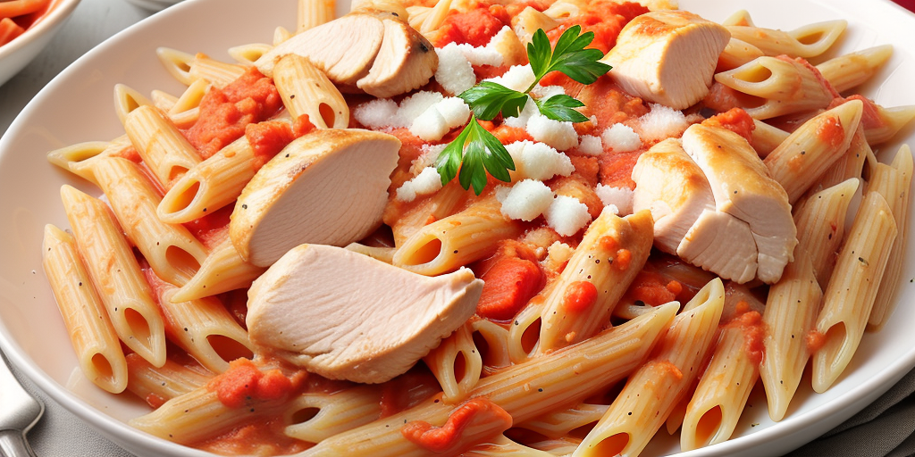 penne alla vodka recipe with chicken