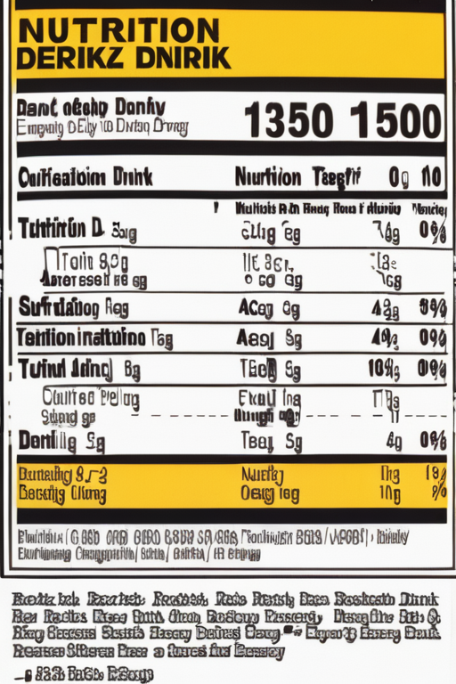 rockstar energy drink nutrition information