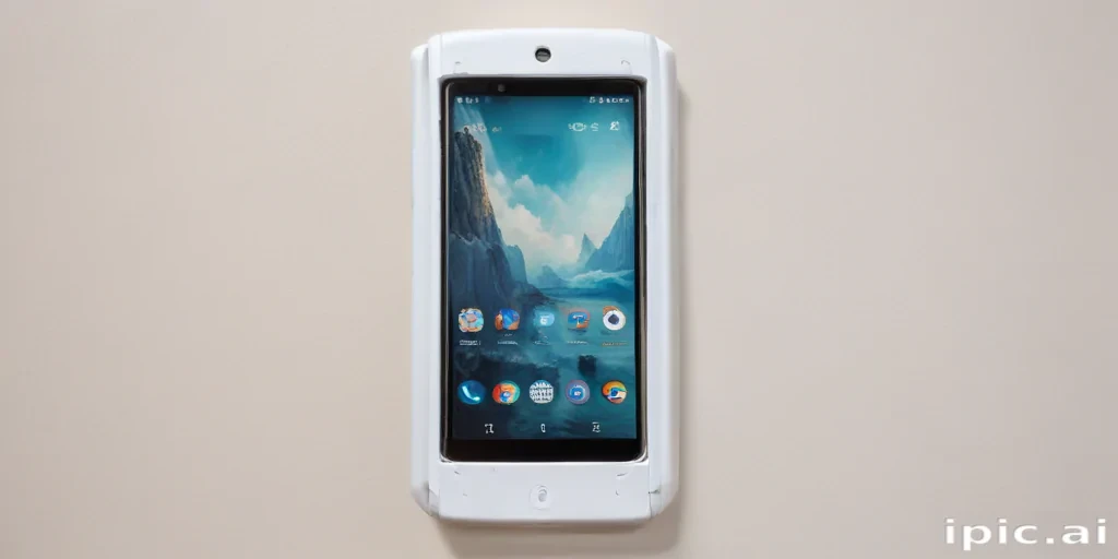 icon phone white