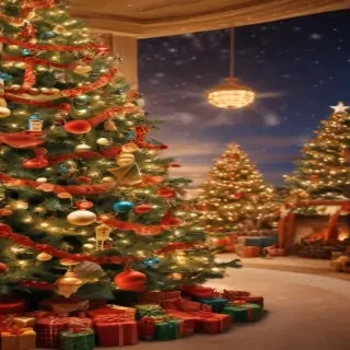pretty christmas background