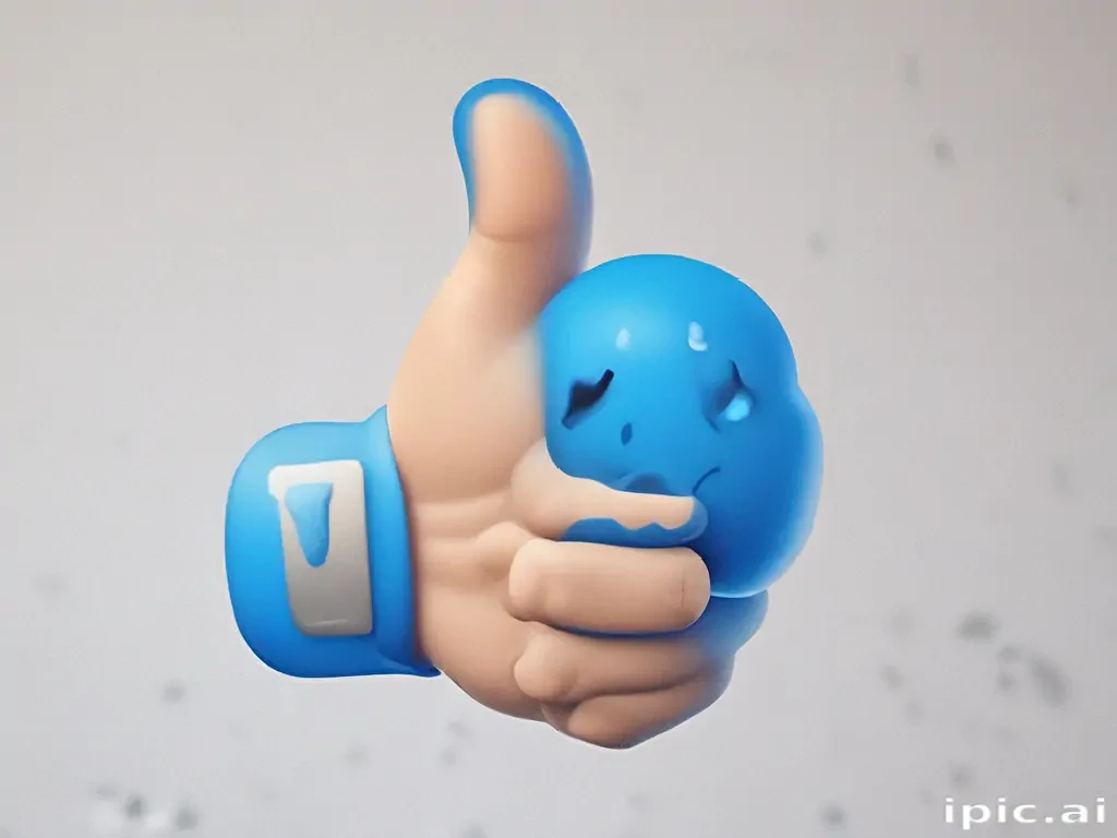 blue thumbs up emoji