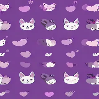 purple background cute