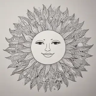 sun doodle