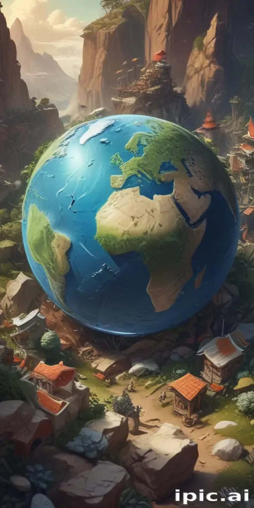 cartoon picture planet earth