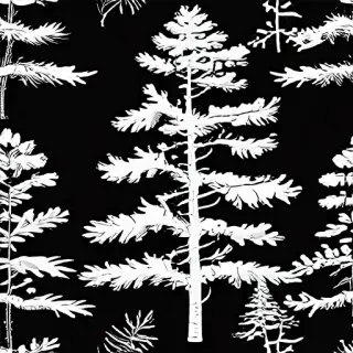 pine tree clip art black and white