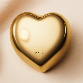 gold heart png