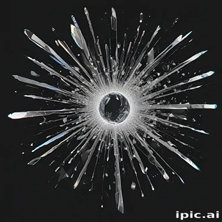 glass shattering png