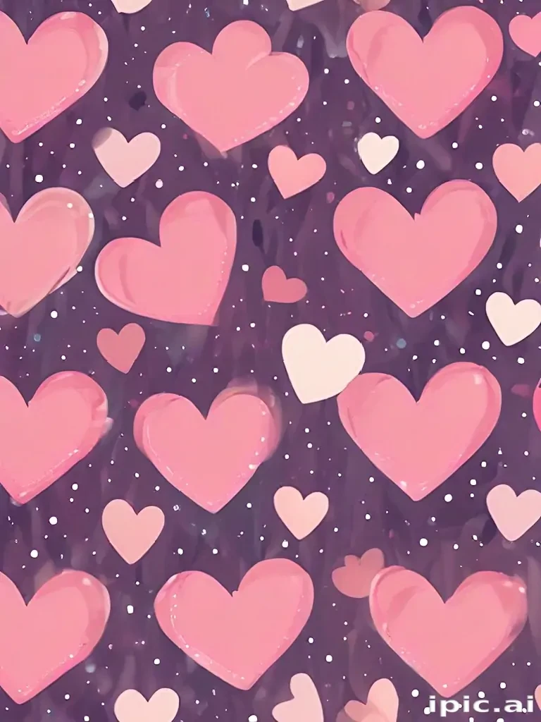 cute heart background