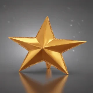 golden star transparent