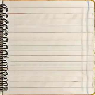 notebook paper png