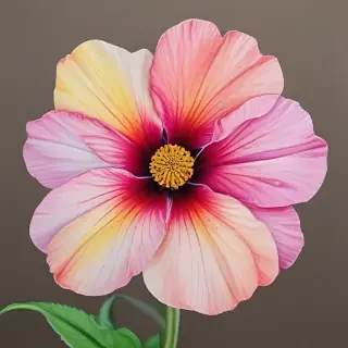 drawings of flowers with color