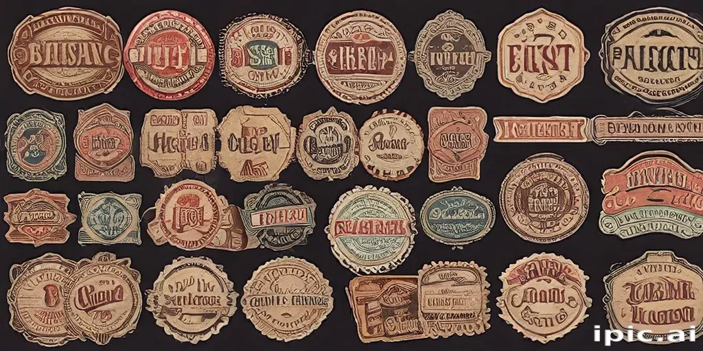 vintage stickers png
