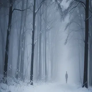 snowing iphone wallpaper