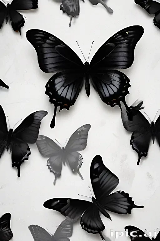black butterfly wallpaper