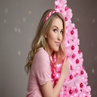 pink christmas pictures