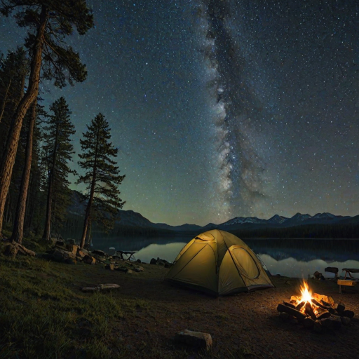 camping background pic