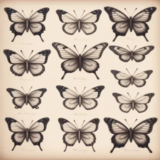 butterfly drawings