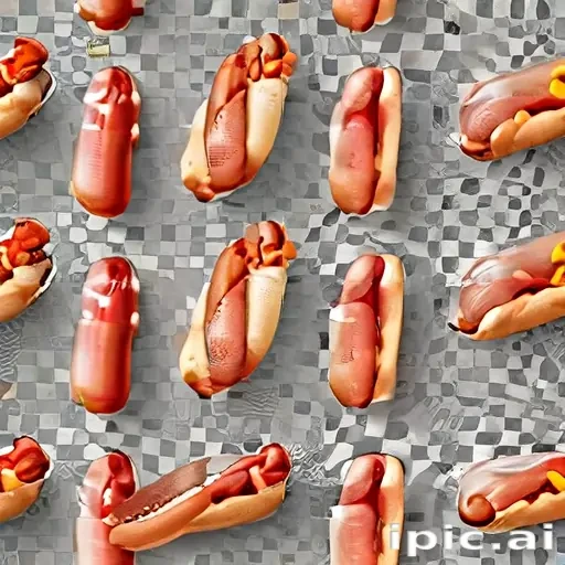 transparent hot dog