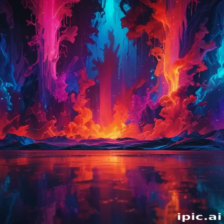 neon color background