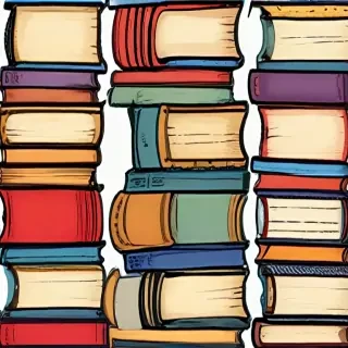 stack of books clipart