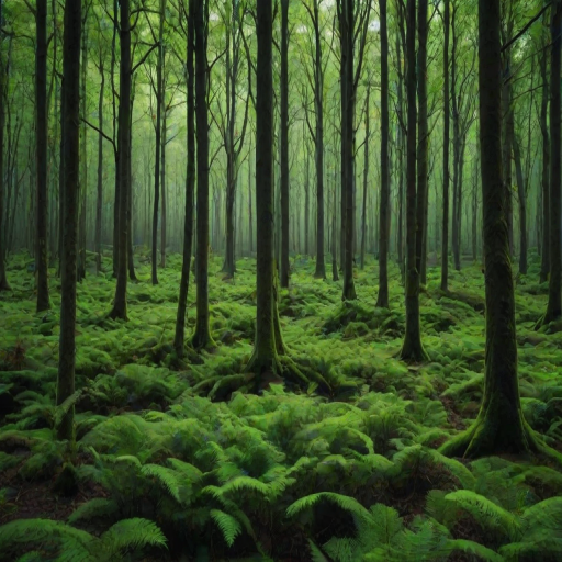 green forest aesthetic
