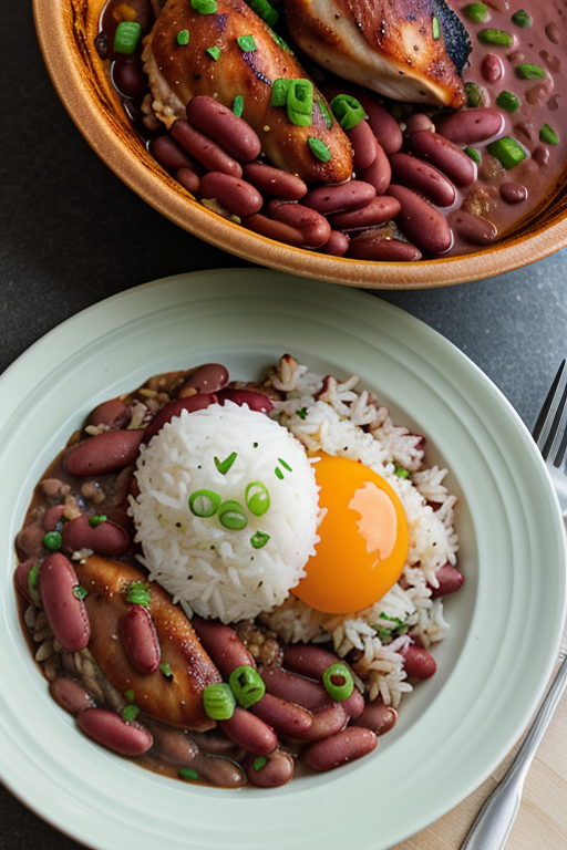 red beans rice and chicken