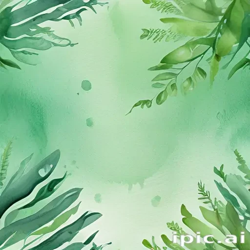 watercolor green background