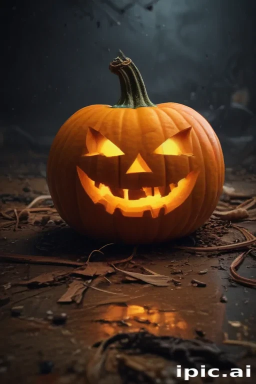 halloween pumpkin background