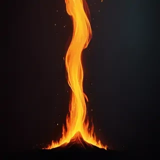 background with fire