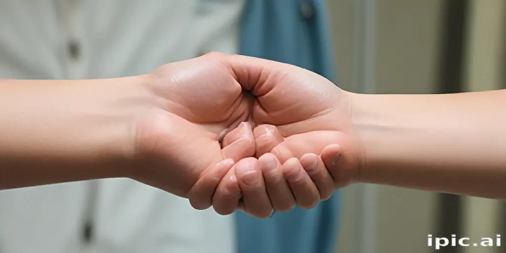hospital patient hand pic