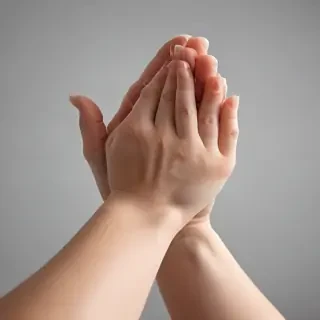 prayer hands transparent background