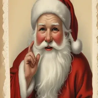 vintage santa image