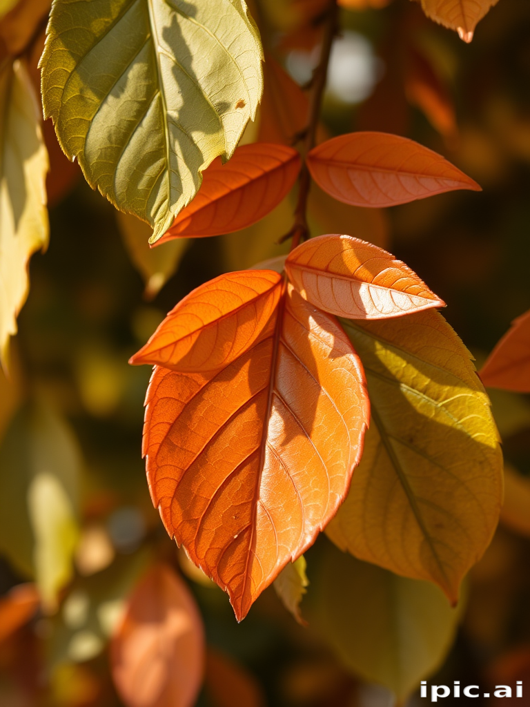 leaves transparent