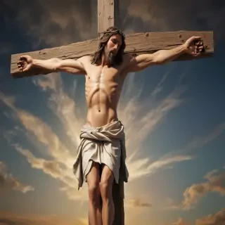 jesus on the cross clipart