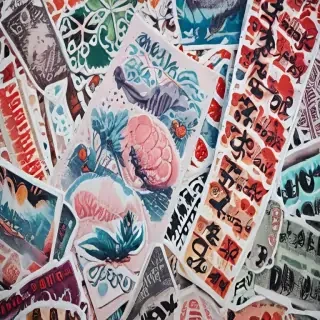 sticker texture