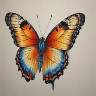 drawing of a butterfly