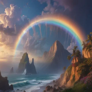 aesthetic rainbow backgrounds